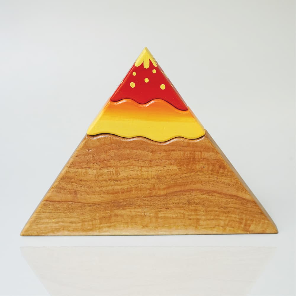 Wooden Volcano Toys