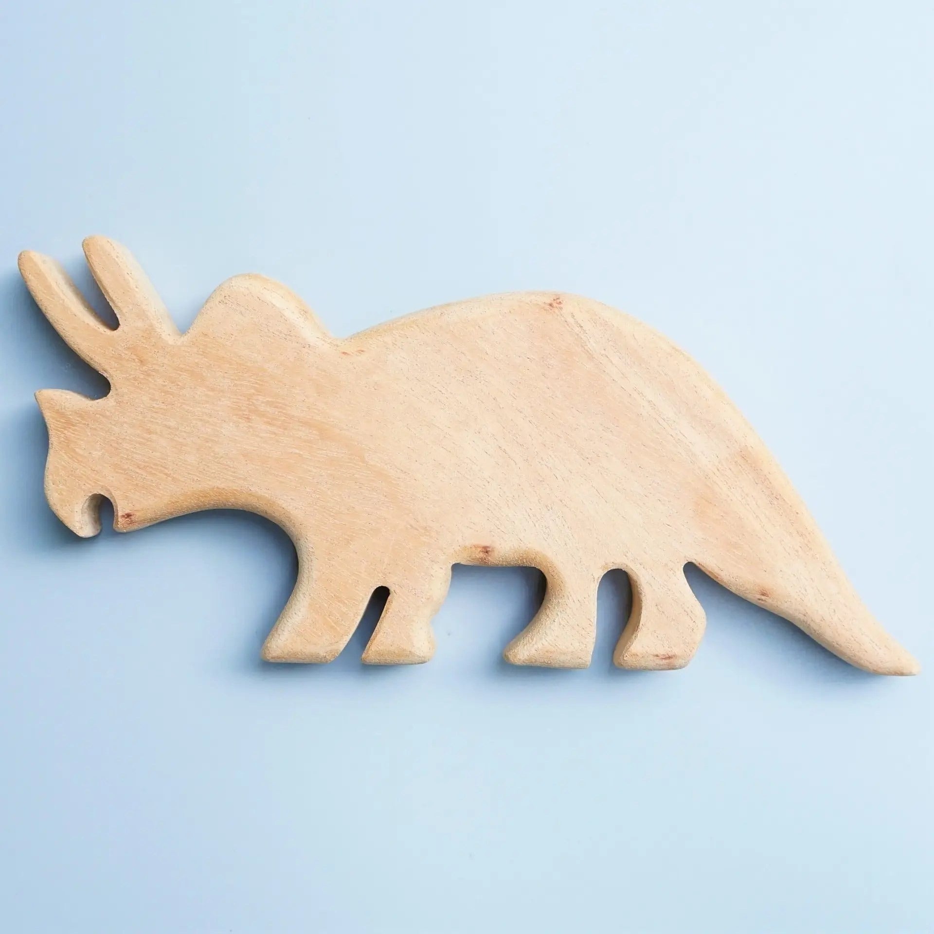Wooden Triceratops Dinosaurs Toys