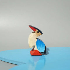 Wooden Woodpecker Figurines Toys
