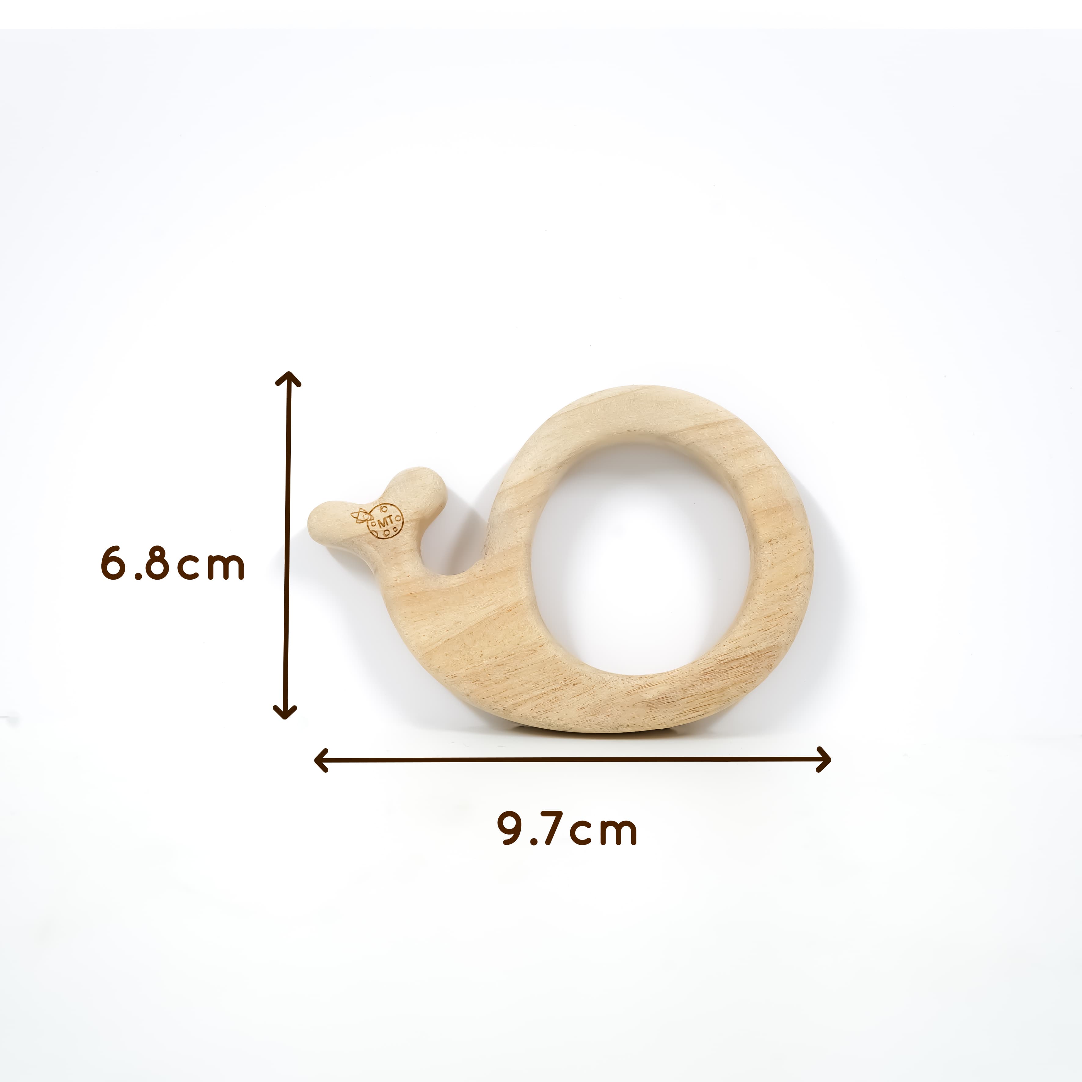 Wooden Teething Toys for Babies – Elephant + Whale + Camera