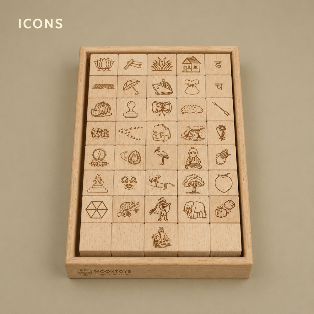 Educational Blocks Set (4-In-1) - Hindi