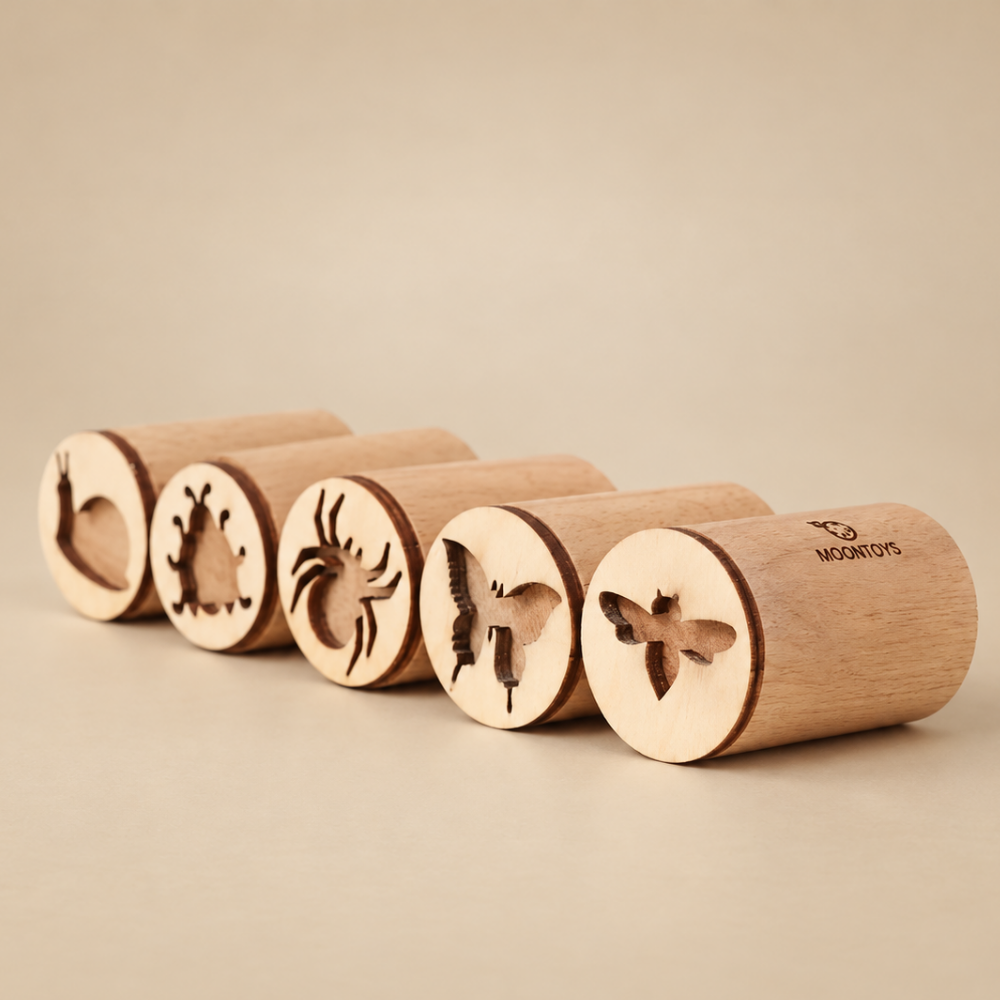 Wooden Insect Stamp Set
