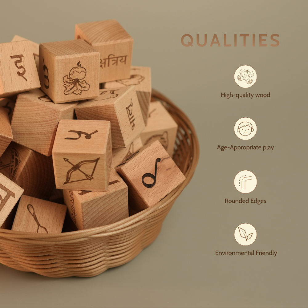 Educational Blocks Set (4-In-1) - Hindi