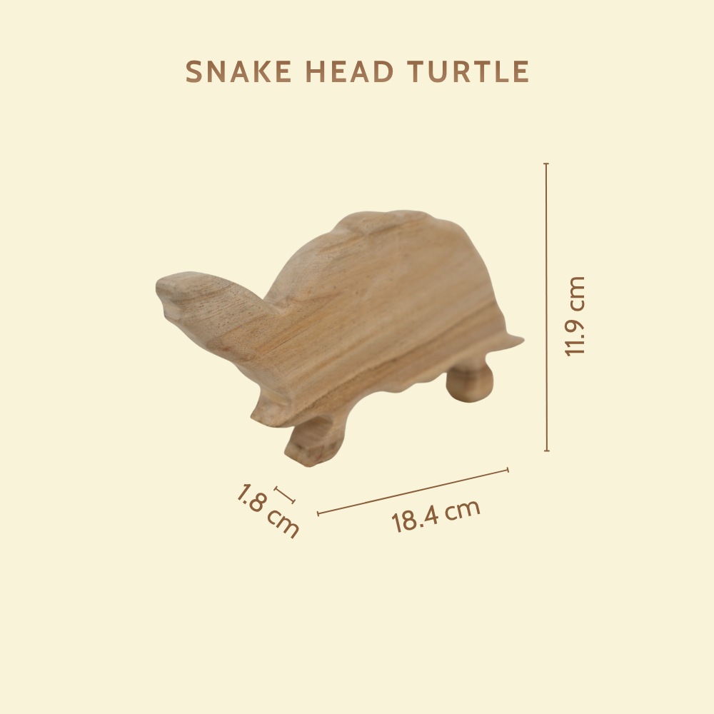 Wild Wonders of India Wooden Figurine Natural Set