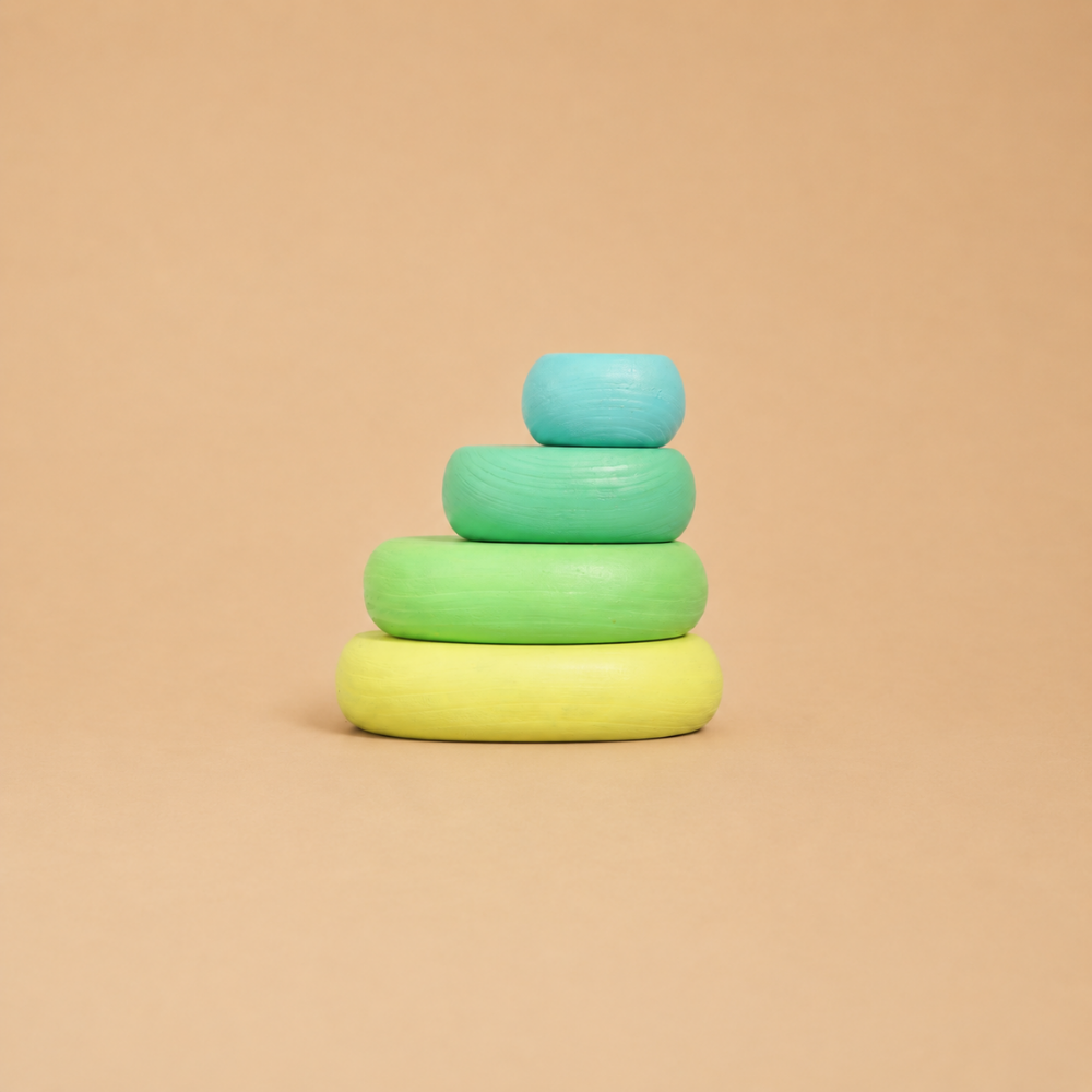 Pebbles Stacker - Green