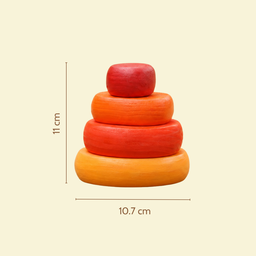 Pebbles Blocks - Orange