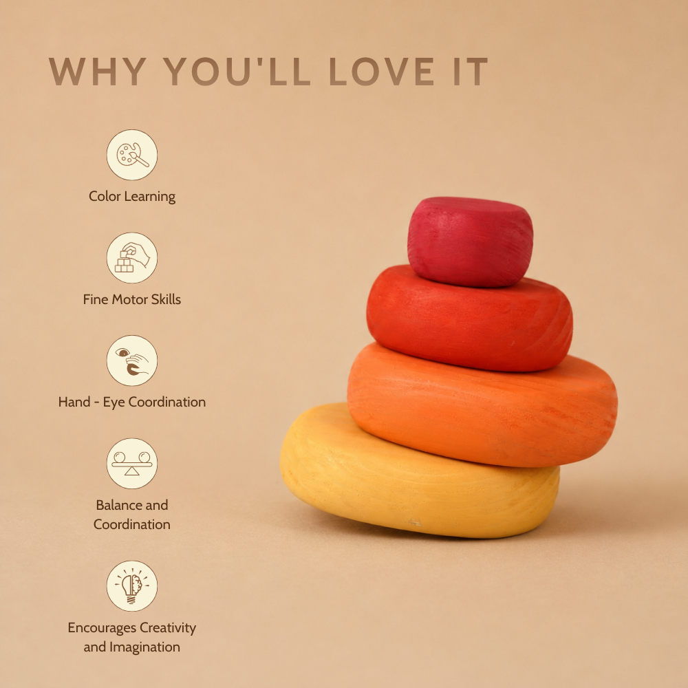 Pebbles Blocks - Orange