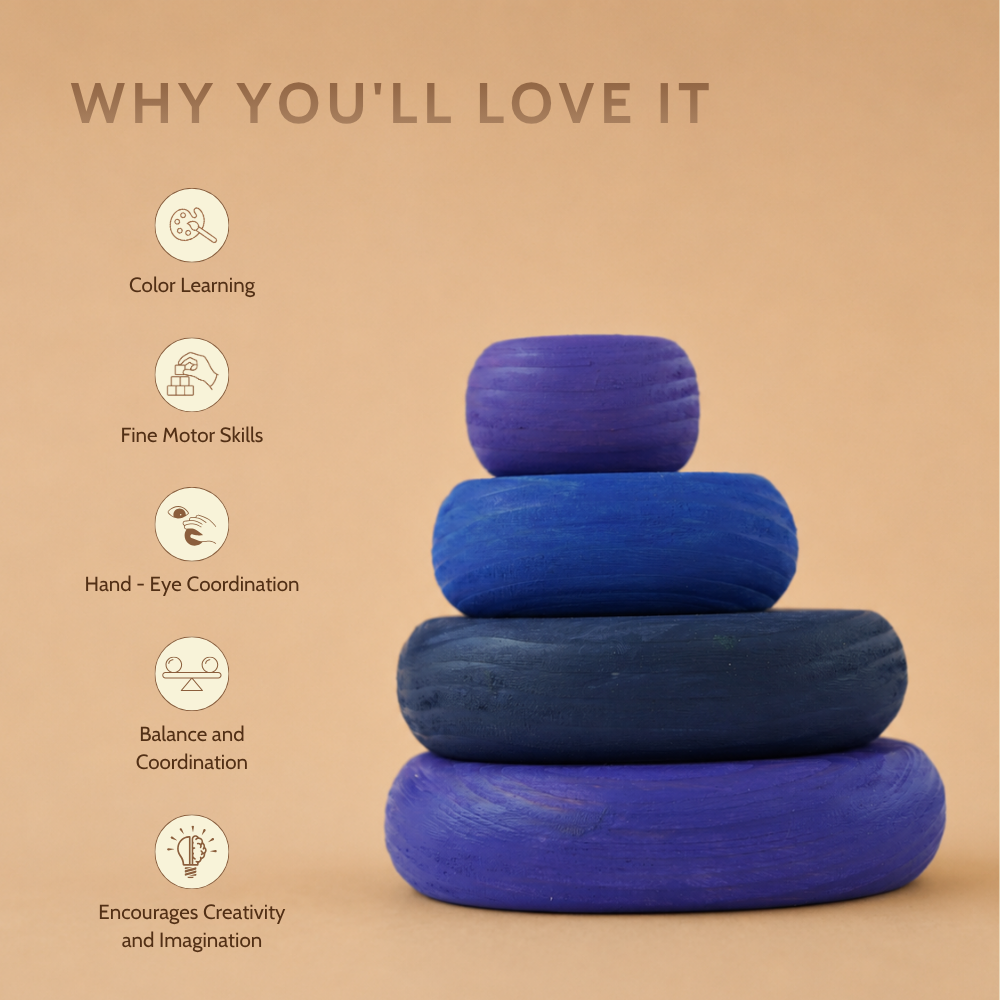 Pubble Stacker - Purple