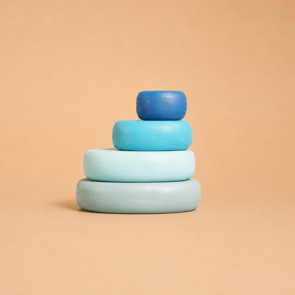 Pebbles Blocks -Blue