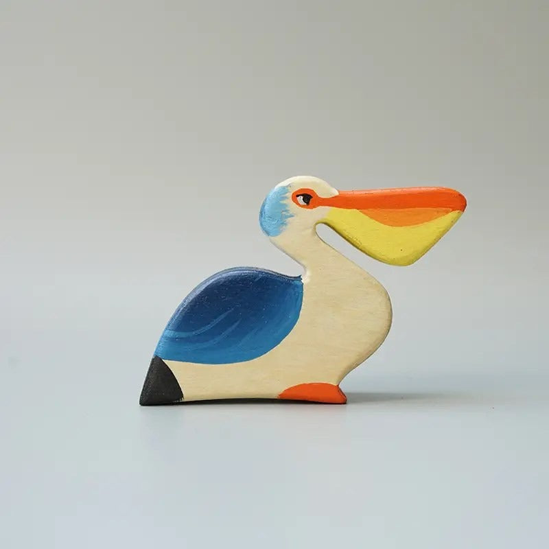 Wooden Pelicano Bird Toys