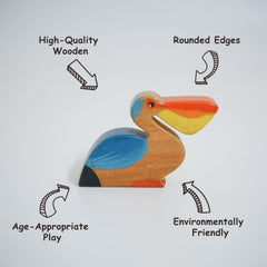 Wooden Bird Toys – Pelicano