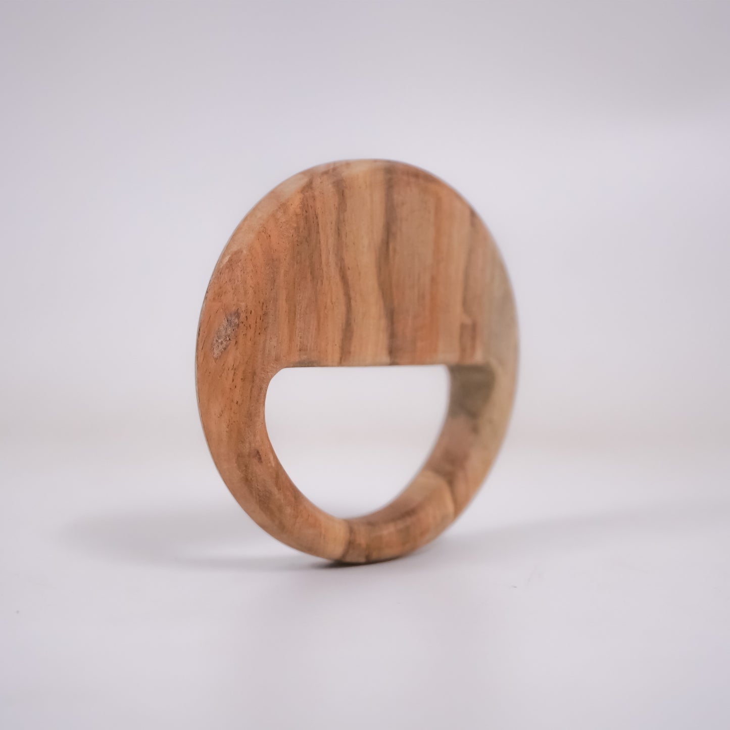 Round Sound Rattler – Neem Wood Sensory Toy