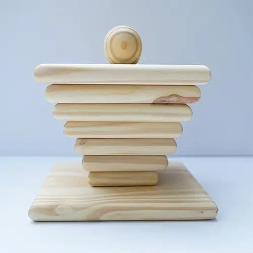 Wooden Stacker Toys – Square Pyramid – MoonToys