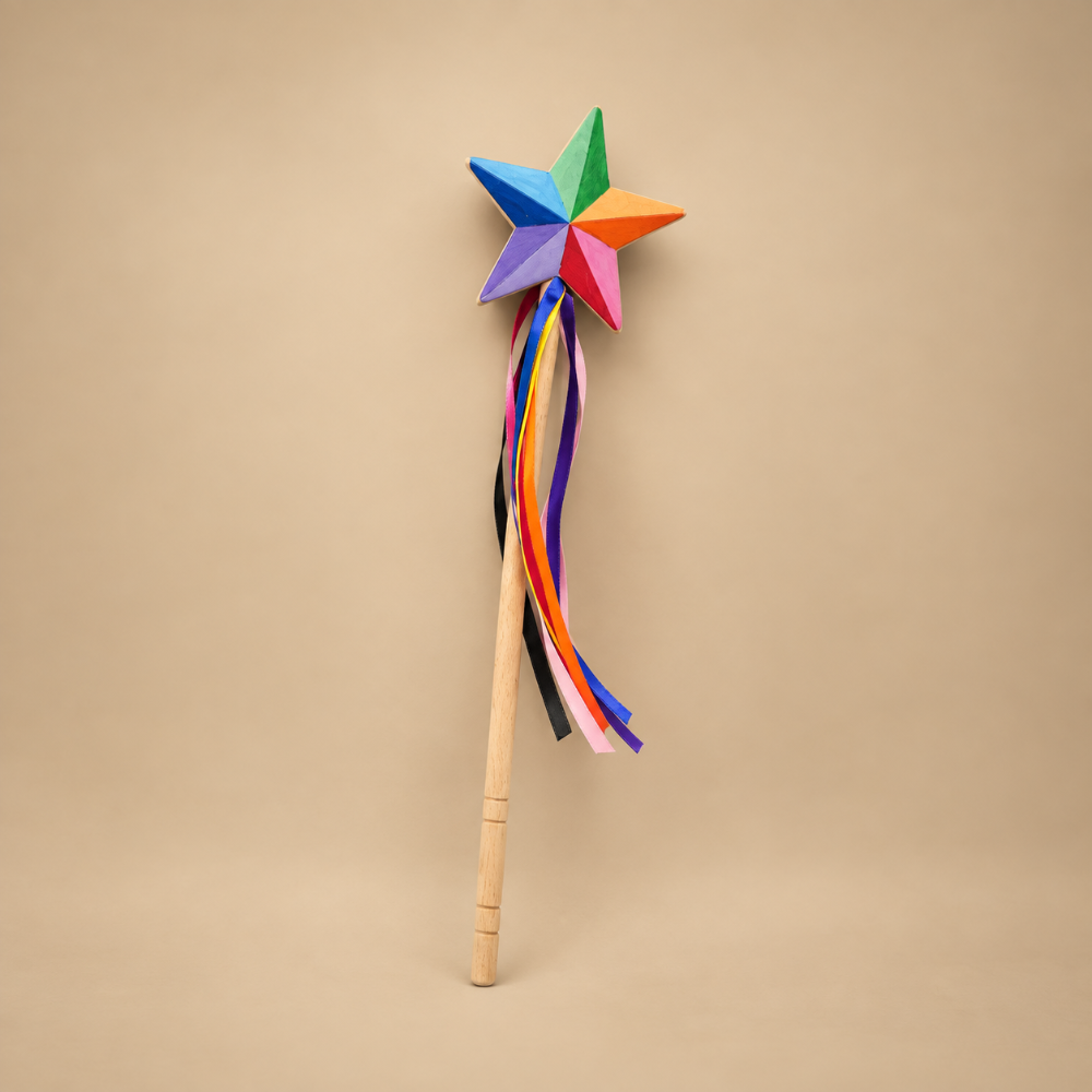 Wooden Star Wand