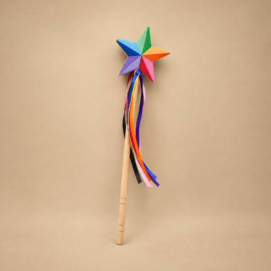 Wooden Star Wand