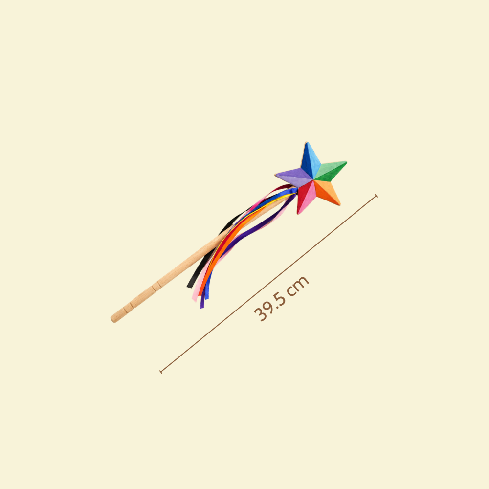 Wooden Star Wand