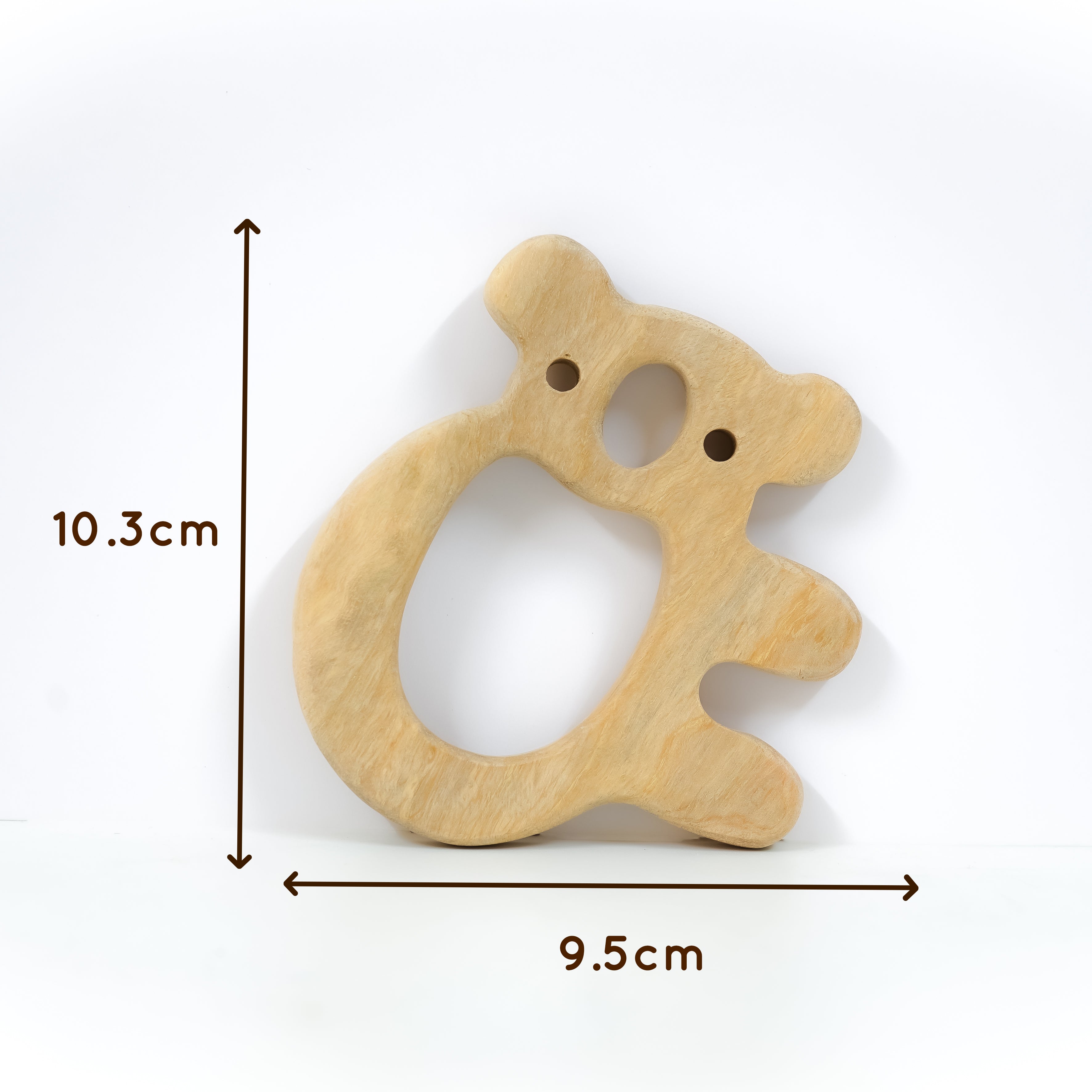 Wooden Teether – Turtle + Koala