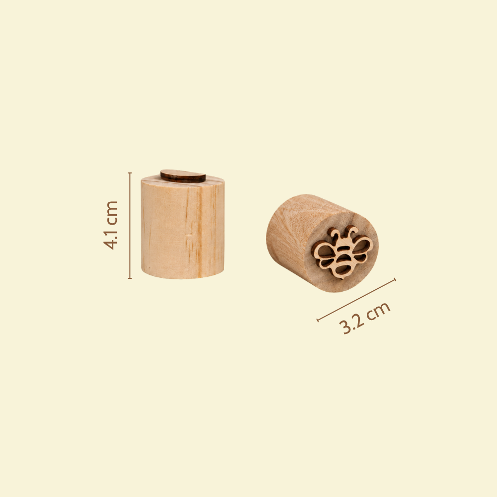 Wooden Butterfly Stamp Set