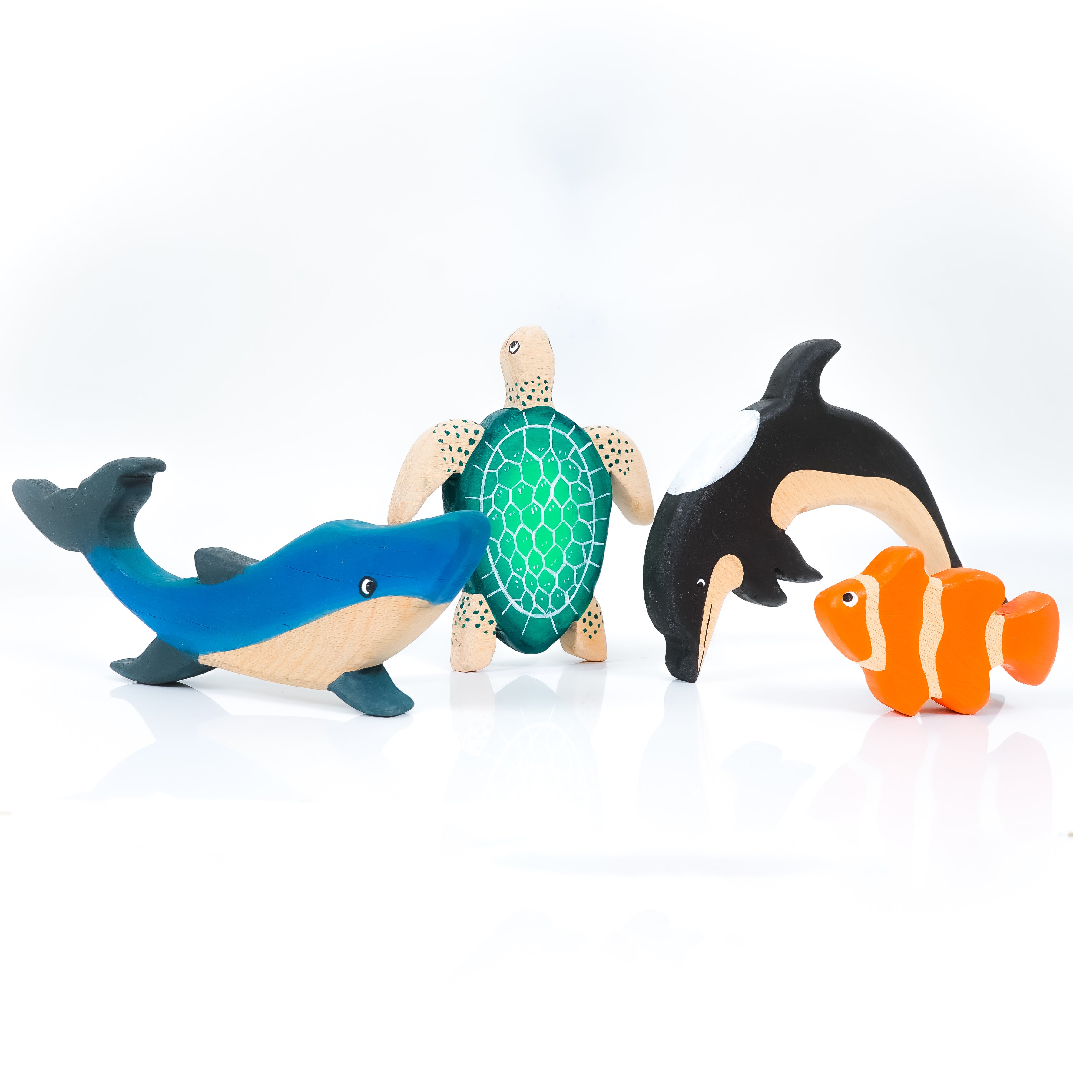 Wooden Ocean Animal Toys