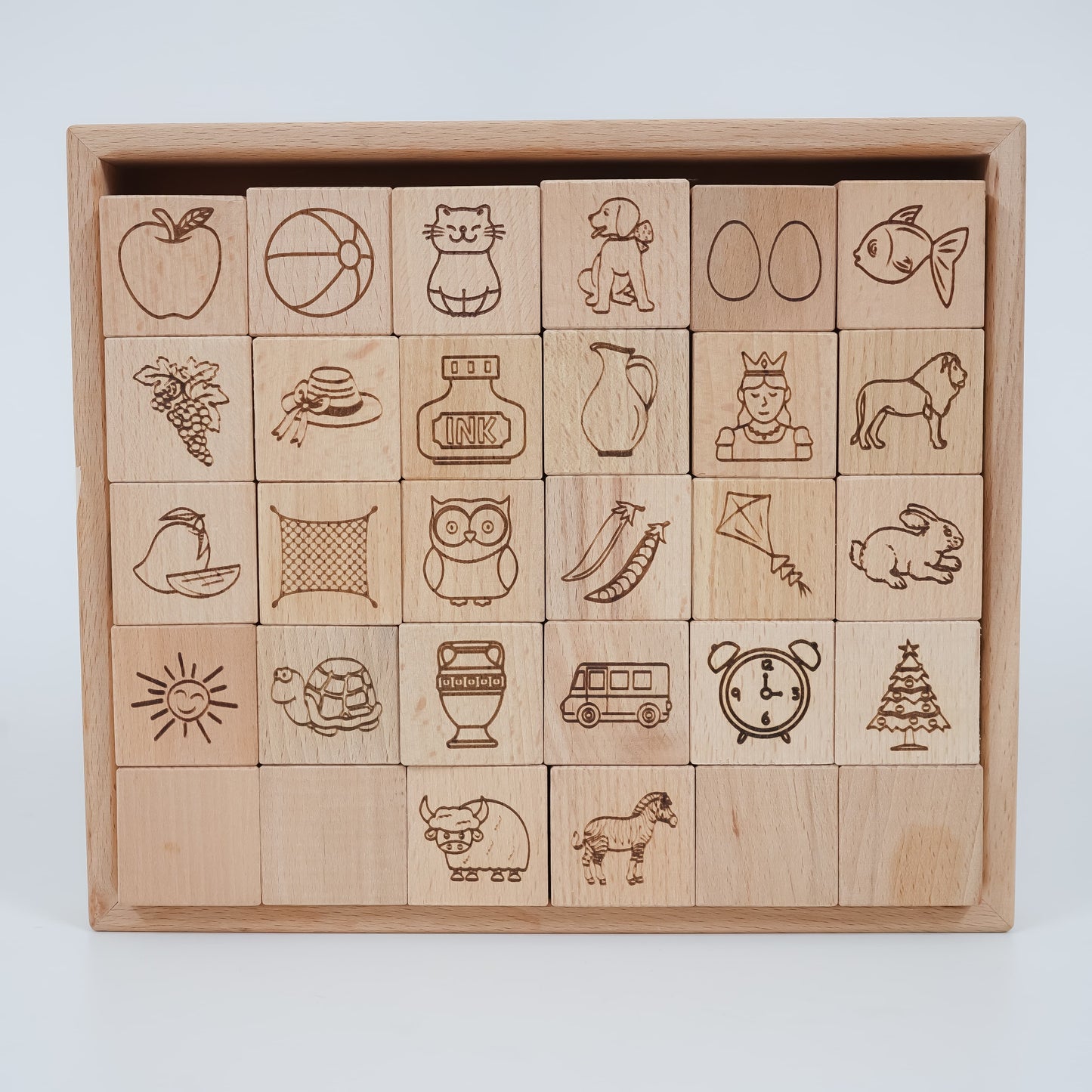 English Multifunctional Educational Blocks Set Toys (5-In-1)