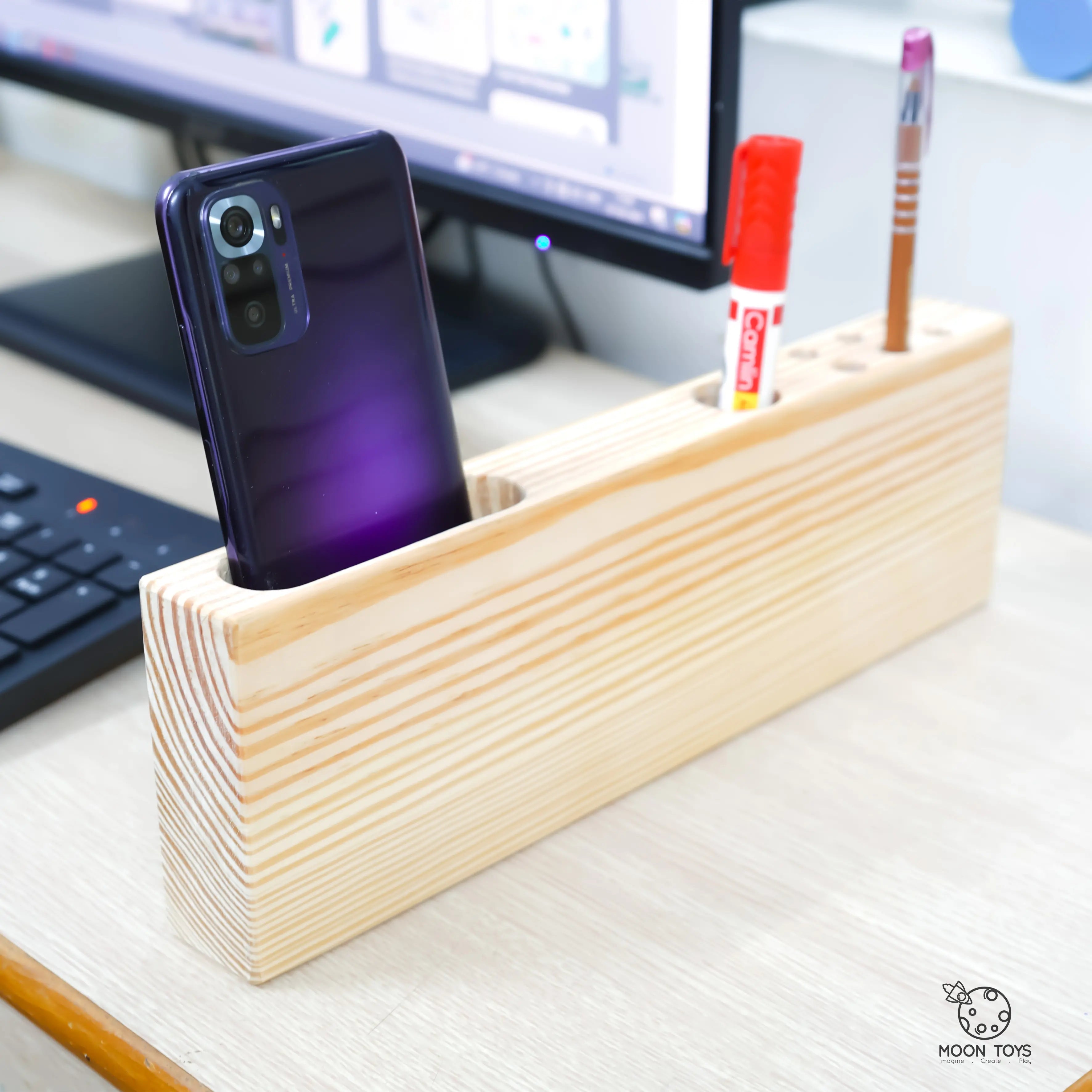 Executive Desk Wooden Organiser