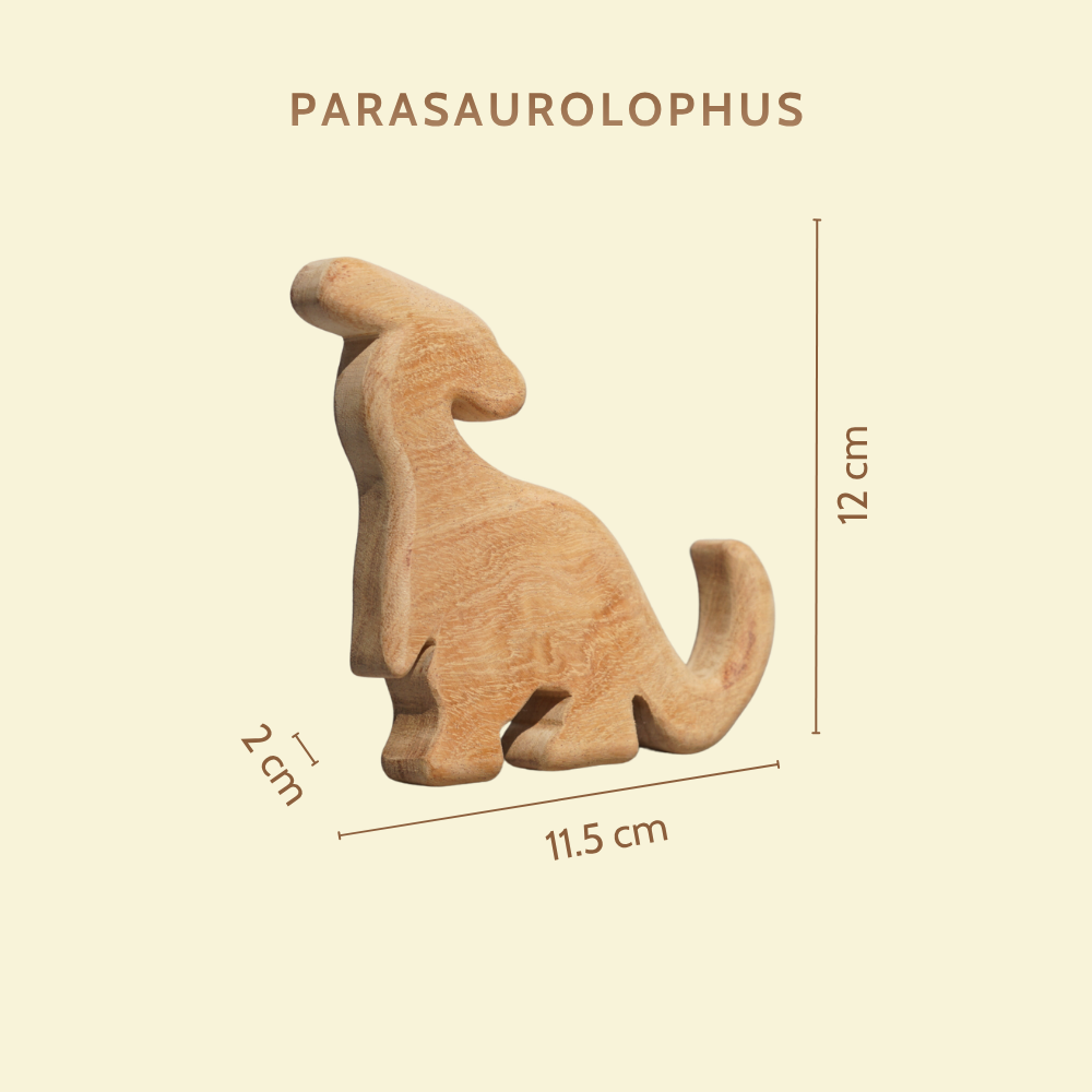 Natural Jurassic Toy Set – Eco-Friendly Wooden Dinosaur Toy Set