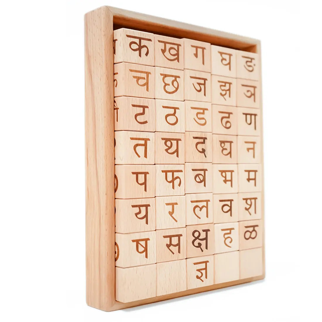 Educational Blocks Set (4-In-1) - Marathi