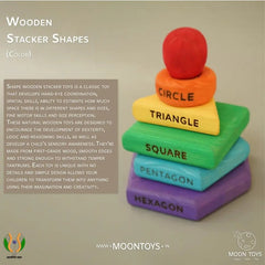 Benefits of Rainbow wooden shape toys