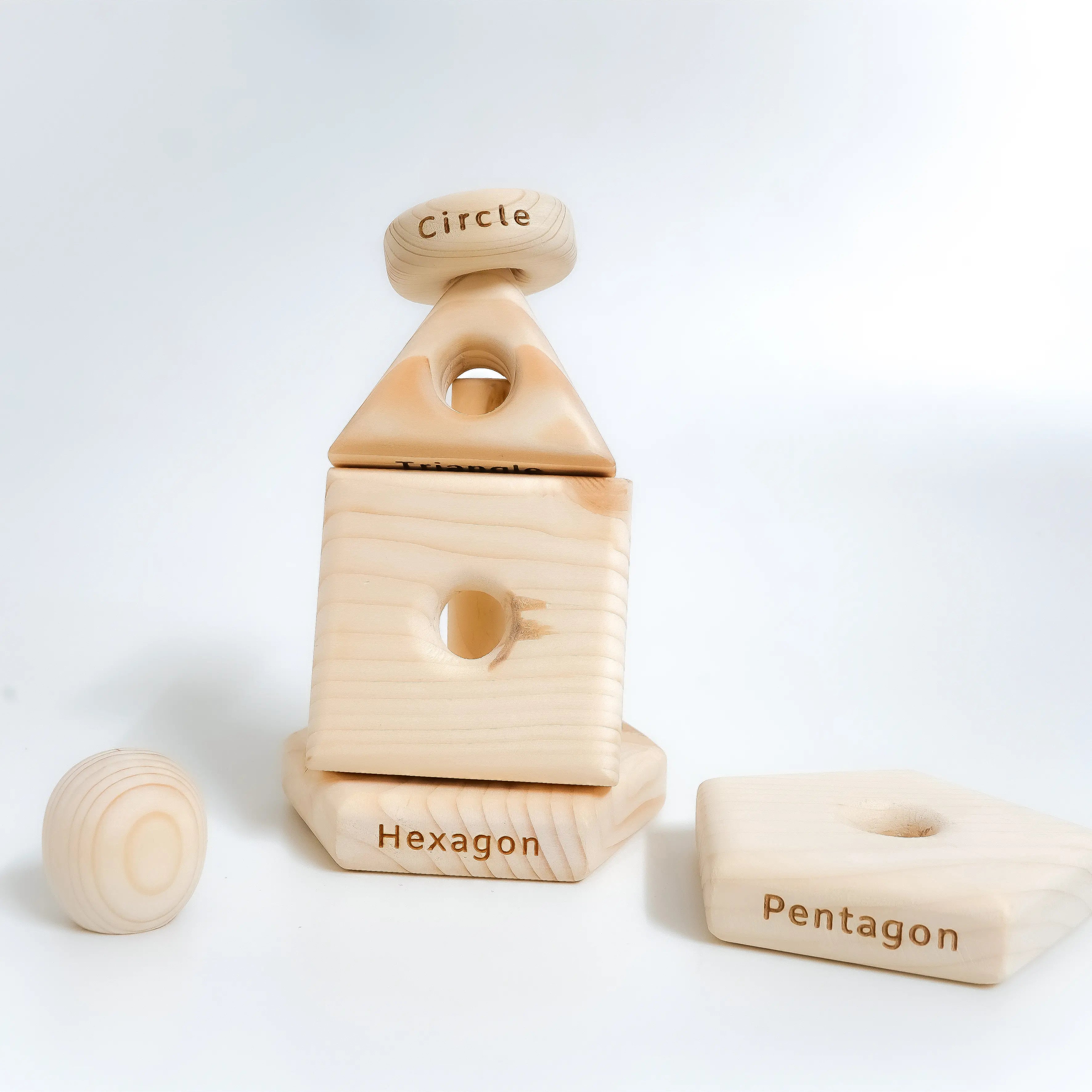 Wooden Stacker Toys – Shape