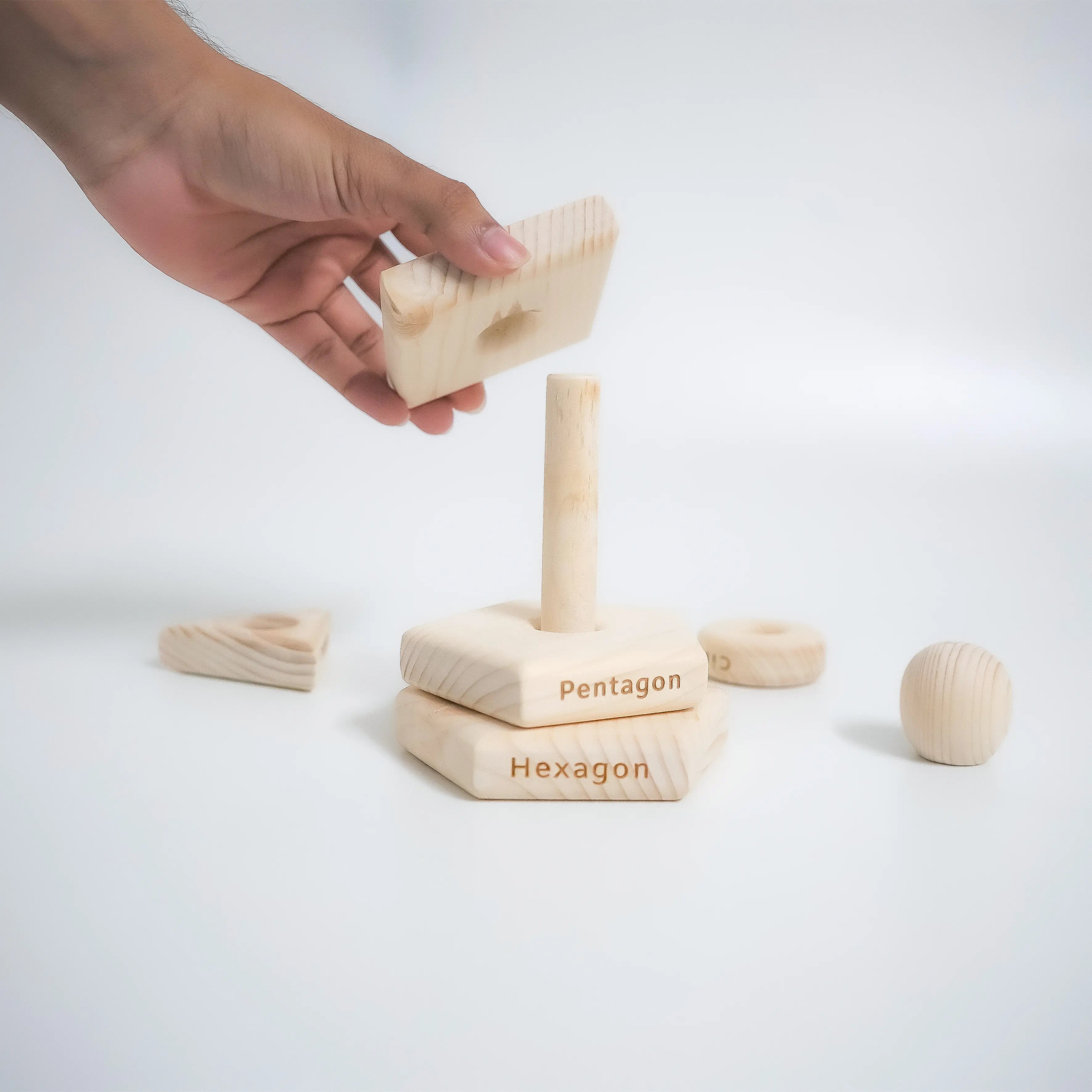 Wooden Stacker Toys – Shape