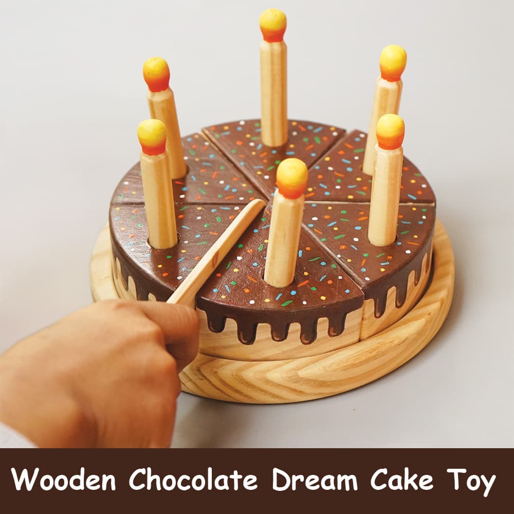 Wooden Chocolate Cake Toys