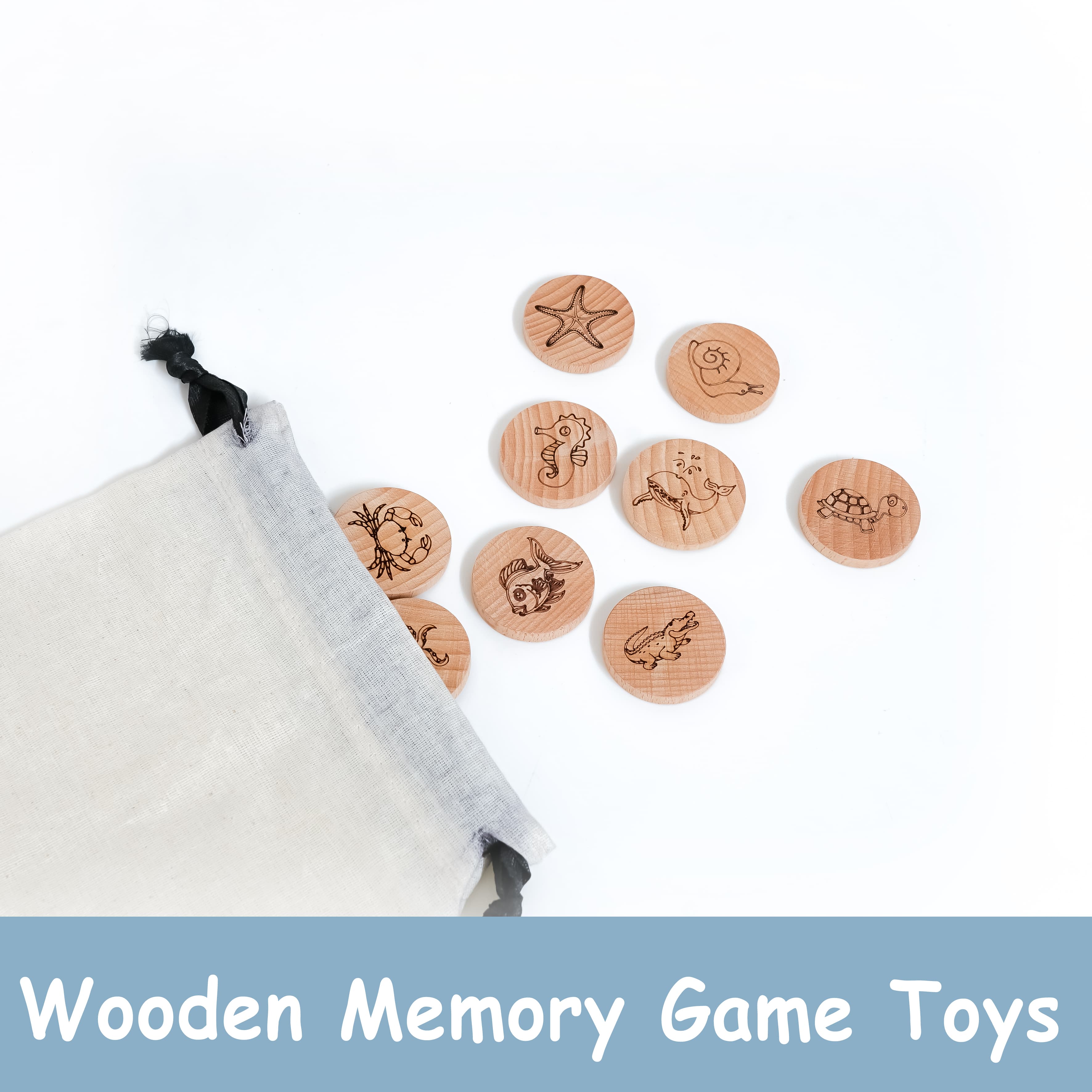 Wooden Memory Game Toys